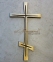 Хрест із латунного сплаву 180 мм православний, арт. 5