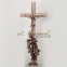 Крест с распятием и цветком 2085 Lorenzi