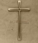 Крест из латунного сплава 195 мм православное, арт.7
