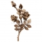 Ветвь с розами бронза 3745 dx Lorenzi (Лорензи) 16x30 см