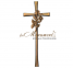 Хрест з квіткою із бронзи Jorda 2662