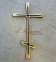Хрест із латунного сплаву 180 мм православний. арт. 4